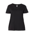 thumbnail image 2 of LAT Women's Curvy V-Neck T-Shirt - 3807, 2 of 3