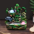 thumbnail image 4 of Rockery Fountain Tabletop Fountain Small Rockery Water Fountain Indoor Water Fountains Tabletop Water Fountain  Rockery Crafts with Atomization Effect Resin Rockery Bonsai Home Decor, 4 of 9