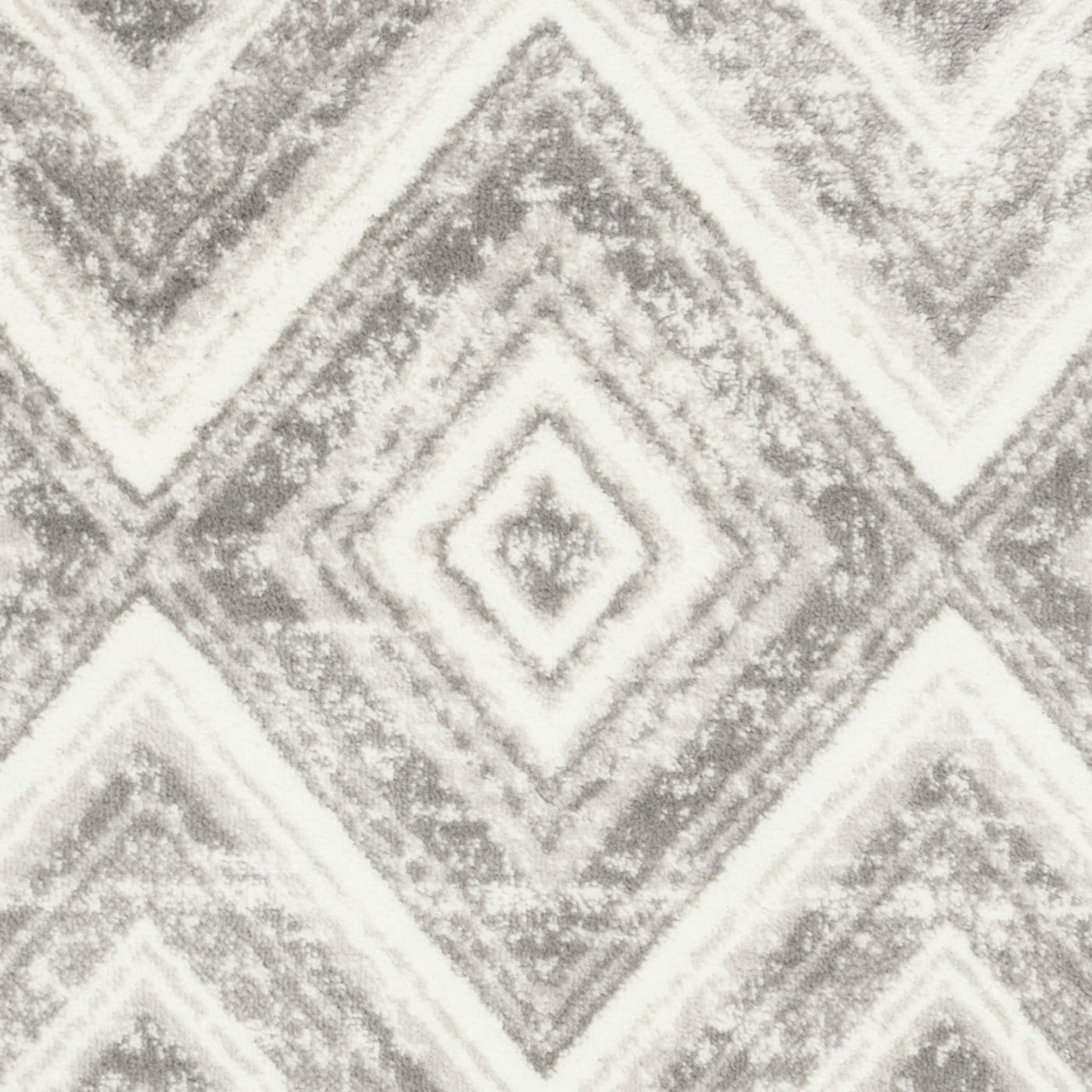 SAFAVIEH Skyler Cuthbert Geometric Area Rug, Grey/Ivory, 4' x 6'