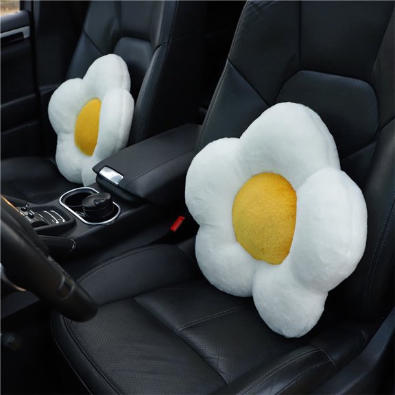 Suncoda Seat cushion, Winter Car Seat Cushion Is Warm Comfortable And Fashionable With Backrest Cushion Plush Seat Cover