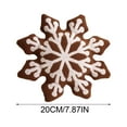 thumbnail image 3 of 3D Snowflake Christmas Decorative Throw Pillows, Christmas Snowflake Throw Pillows, Cute Winter Plush Pillow, Living Room Bedroom Decor, Christmas Decoration, 3 of 6