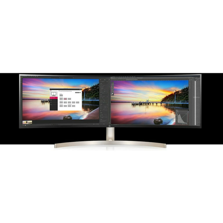 Écran double incurvé UltraWide™ IPS à DEL QHD 49WL95C-W 32:9 de 49 po avec  HDR10 de LG - 49WL95C-WY