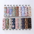 thumbnail image 4 of Square Flower Print Hijab Soft Headscarf Premium Cotton Voile Soft Handkerchief Scarf, 4 of 7