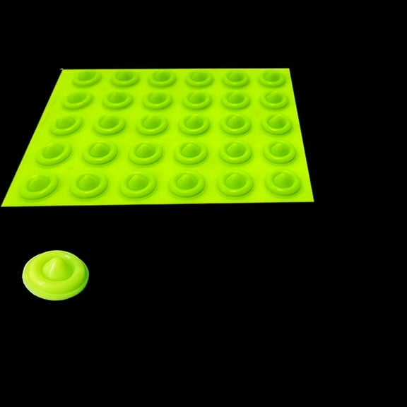 Green Silicone Snowboard Grip Pad 30 Pcs Antislip and Durable for Sport Provides Extra Traction and