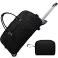 thumbnail image 1 of Bolsa de viaje con ruedas BAVERGE para mujer con ruedas, color negro, 1 of 6