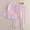 Pink, variant on Girls Winter Thermal Pajama Set Long Sleeve Cozy Loungewear Soft Casual Home Outfit Comfortable Kids Sleepwear Sleepwear Long/Short Sleeve Jammies for Kids Button-Down Nightwear Loungewear