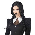 thumbnail image 1 of Gothic Wednesday Dark Braids Black Wig, 1 of 3