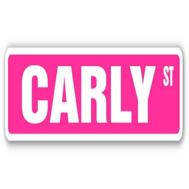 SignMission SS-624-CARLY 6 x 24 in. Childrens Name Room Decal Street Sign - Carly