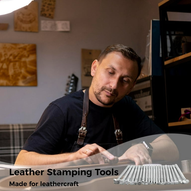 6 Pieces Of Leather Stamping Printing Tool Kit Stamp Punching Kit Engraving  Saddle Making Leather Craft DIY Tools - AliExpress
