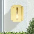 thumbnail image 6 of 21771-12-Livex Lighting-Utrecht - 10 One Light Outdoor Wall Lantern Satin Brass Finish with Clear, 6 of 11