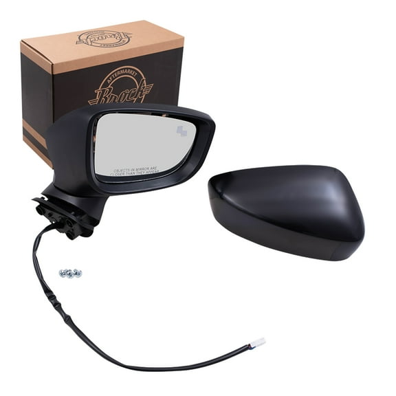 Brock Power Mirror for 2017-2018 3 Japan Built Blind Spot Detection Turn Signal Indicator Heated
