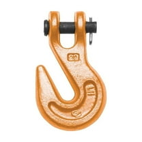 Campbell 473 Series Clevis Grab Hooks, 3/8 in, 7,100 lb, Painted Orange