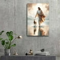 thumbnail image 6 of Jesus Walking on Water Posters Art Print Wall Photo Paint Poster Hanging Picture Family Bedroom Decor Gift 16x24inch(40x60cm), 6 of 6