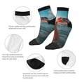 thumbnail image 5 of Pofeuu Swimming Goggled Flamingo Print 30cm Socks, Adult Running Hiking Socks for Youth and Adult, 5 of 7