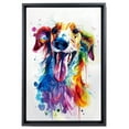thumbnail image 2 of Saluki Canvas Wall Art, Modern Cute Colorful Saluki Canvas Dog Art Pictures Wall Decor for Kids Bedroom Decoration Unframed 8x12 inches, 2 of 5