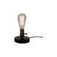thumbnail image 1 of Lámpara de mesa de madera de hierro de estilo retro nostálgico lámpara de mesa negra pequeña lámpara de mesa decorativa Kuyhfg Sin marca, 1 of 3