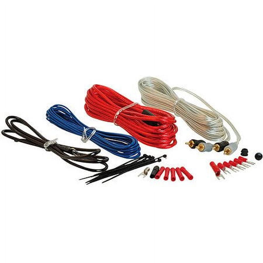 Scosche KPA12SD - 270 Watt 12-AWG Amp Wiring Kit (100% Copper Wire)