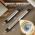 thumbnail image 6 of KFFKFF Robust Appliance Rollers, Support up to 660 lbs, Adjustable Mobile Base for Washing Machines, Stand for Fridge, Dolly for Moving Refrigerators, Dryers, Dishwashers, in White, 6 of 9
