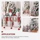 thumbnail image 5 of Letrero de puerta colgante de Navidad, letreros de corona de bienvenida con timbre, decoraciones colgantes de árbol de Navidad para puerta de entrada de vacaciones, decoración de i, 5 of 5