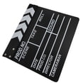 thumbnail image 3 of Inteprter Clapperboard de película, placa de aviso Universal, patrón impreso, tableros de escena de Director de madera resistente Electrónica  negro grande P 30*27 CM, 3 of 6
