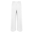 thumbnail image 4 of Workout Casual Pants for Women Cotton Wide Leg Pants: Elastic Waist Trousers With Zipper Fly & Front Pleats Casual Loose Fit Pants Pants Xl, 4 of 5
