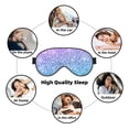thumbnail image 7 of Naloa Multicolor Glitter Print Sleep Mask for Sleeper, Light Blocking Sleeping Eye Mask for Women Men, Eye Shade with Adjustable Strap for Travel, Nap,Meditation, 7 of 7