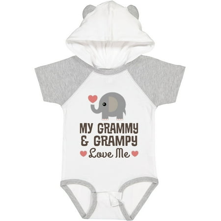

Inktastic My Grammy and Grampy Love Me Outfit Gift Baby Boy or Baby Girl Bodysuit