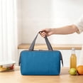 thumbnail image 3 of Lunch Bag Men, 10L Large Capacity Lunch Bags for Men Women- Reusable Insulated Leakproof Lunch Box Tote Bag, Cool Bags for Adults,Thermal Cooler Bag for Work Picnic Travel, Blue, 3 of 8