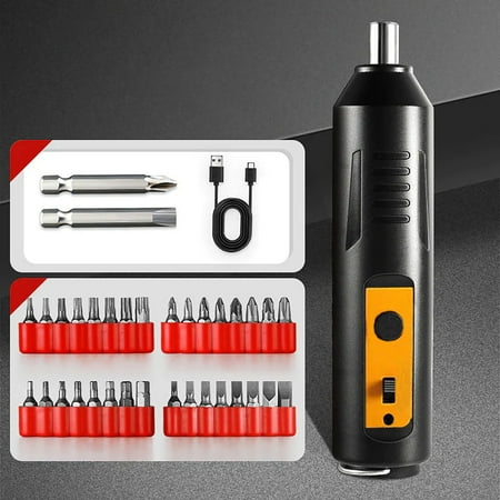 

Screwdriver Set Brushless Electric Screwdriver Household Small Multi Function USB Rechargeable Dual Purpose Lithium Electric Drill