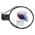 thumbnail image 3 of Colaxi Basketball Rim Goal Replacement Standard 17.7'' Backboard Rims with Net, Wall Mounted Basketball Hoop for Indoor Outdoor Game Solid Circle, 3 of 8
