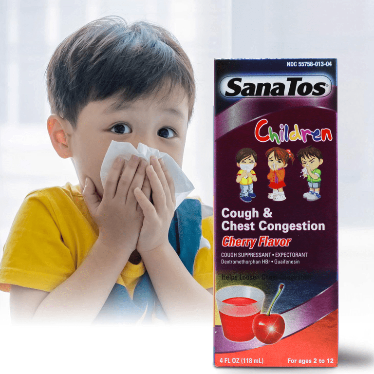 SanaTos Children's Soothing Liquid – Cherry Flavor – 4 fl oz (2