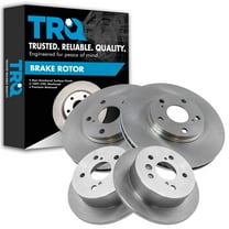 TRQ Front & Rear Brake Rotors Set Fits Select 2002-2004 Toyota Camry