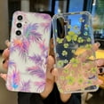 thumbnail image 3 of Shockproof Floral Pattern Clear Acrylic Hard Phone Case Cover for Samsung S24 Plus  S23 Ultra S22, 3 of 9