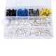 thumbnail image 5 of Kit de casquillos de alambre de 440 piezas, extremo EN, 8 especificaciones, manguitos de conector de terminal de engarzado de cable de clavija, universales para automóvil Jadeshay A, 5 of 8