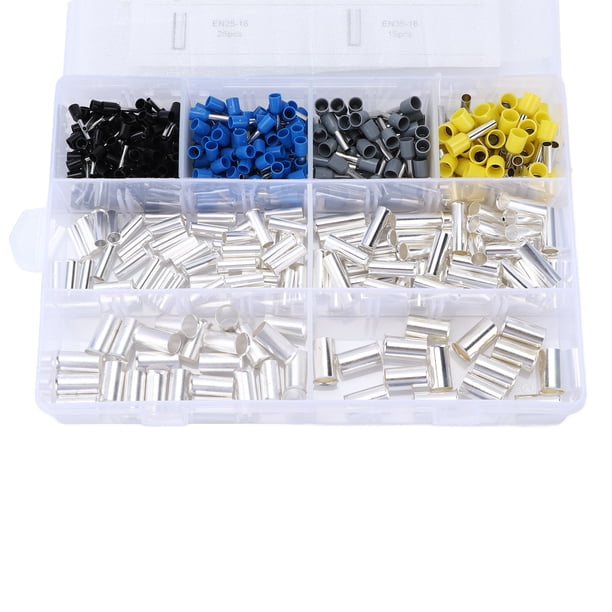 Kit de 440 casquillos para terminales de cable, casquillos para terminales de cable, casquillos para conectores de crimpado, valor inmejorable