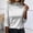 White, variant on Womens Turtleneck Long Sleeve Shirt Pullover Tops Soft Knitted Sweater Sparkly Blouse Tunic Top