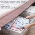 thumbnail image 4 of RKSTN Underbed Storage Ba g Underbed Storage Bag Reinforced Steel Frame Sturdy Structure, Foldable Organise Containers,Handles, See-Through, For Clothing, Blankets, Sweaters, Toys, Quilts, 4 of 7