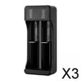 thumbnail image 1 of Runquan 3X USB Battery Charger with LED Indicator for 3.7V/4.2V Lithium 18650 14500 2 3 Pcs, 1 of 4
