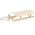 thumbnail image 2 of Trineo En Miniatura, Exquisito Trineo De Madera Decorativo Modelo Realista Sin Rebabas Para Casa De Muñecas Para Escritorio, 2 of 8