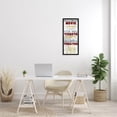 thumbnail image 2 of Vintage Cinema Projector Movie List Typography Graphic Art Black Framed Art Print Wall Art, 2 of 7