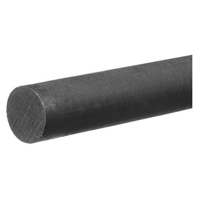 1/4 Thick x 4 Wide x 24 Long USA Sealing Black Acetal Plastic Bar 