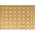 thumbnail image 1 of Ahgly Company Indoor Rectangle Abstract Brown Modern Area Rugs, 5' x 7', 1 of 4