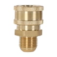 thumbnail image 3 of Colaxi Pressure Washer Adapter Connector 3/8 inch Quick Connect Sturdy Construction Easy Installation Copper Leakproof Joint Fitting female, 3 of 8