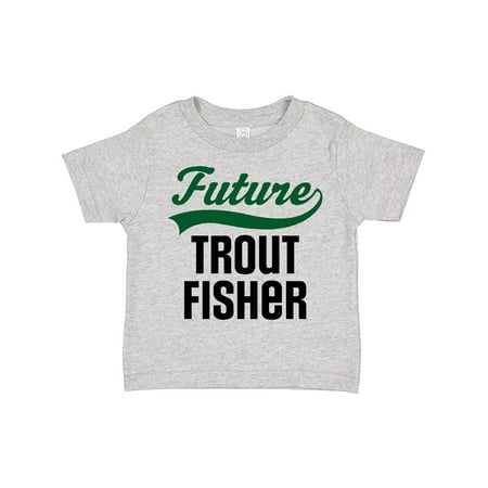 

Inktastic Fishing Future Trout Fisher Boys or Girls Toddler T-Shirt