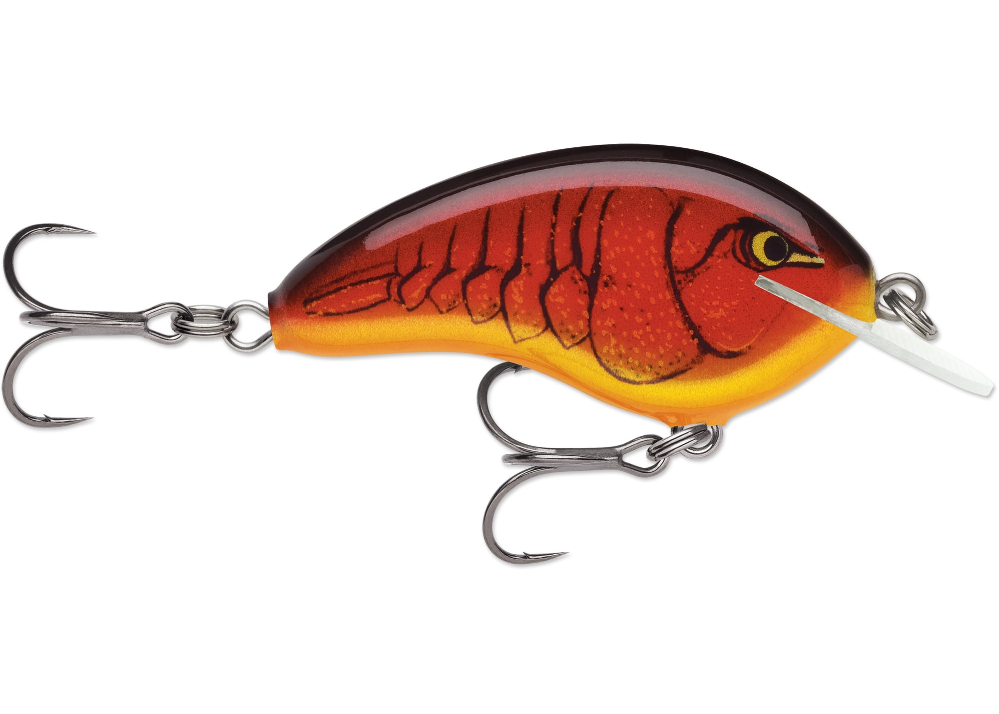 Rapala Shad Rap Orange Tiger UV; 2 1/2 in