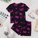 thumbnail image 5 of Vestido de Verano con Mangas Impresión de Niños Ocio Cuello Redondo Mangas Cortas Top Y Pantalones Cortos Set de Dos Piezas para Niños Lindo Conjunto de Verano, 5 of 8