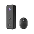 thumbnail image 2 of COFEST Smart Video Doorbell Smart Wireless Remote Doorbell Intelligent Visual Doorbell PIR Motion Detection Home Intercom HD Night Vision Wifi Security Door Doorbell Black, 2 of 8
