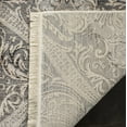 thumbnail image 4 of SAFAVIEH Vintage Persian Bear Geometric Polyester Runner Rug, Grey/Charcoal, 2'2" x 8', 4 of 7
