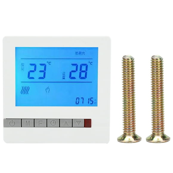 Régulateur de température de plancher d'eau AC 220 V Thermostat avec écran LCD