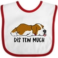 thumbnail image 3 of Inktastic Napping Dis Tew Much St. Bernard Boys or Girls Baby Bib, 3 of 4